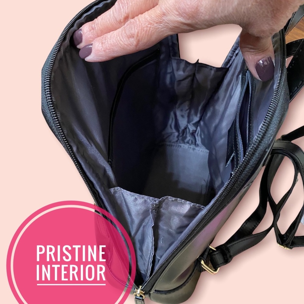 LCredi Leather Backpack Purse - Picture 9 of 12